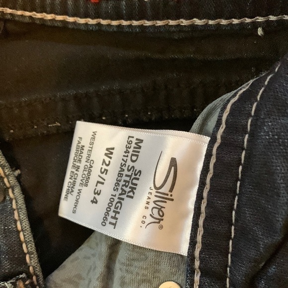 Silver suki mid straight jeans tall - Picture 3 of 6